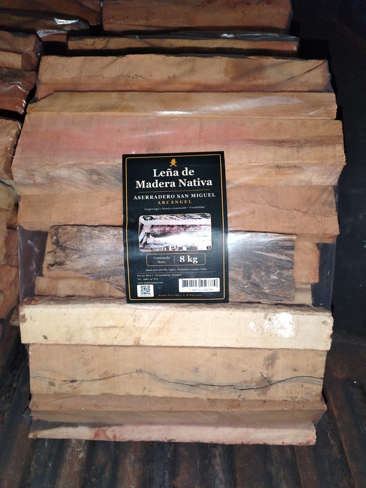 Leña de Madera Nativa 8 kg